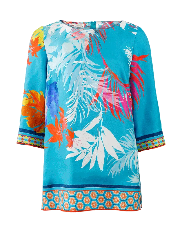 Abstract Palm Print Tunic