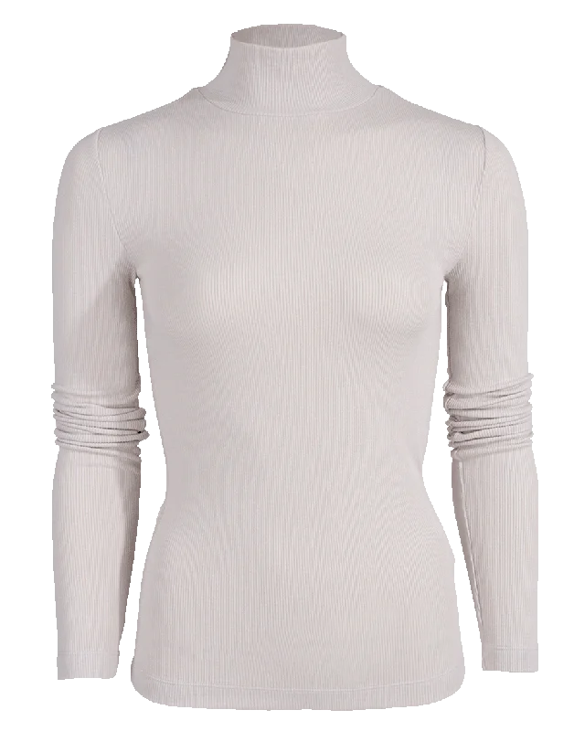 Putty Ribbed Pullover