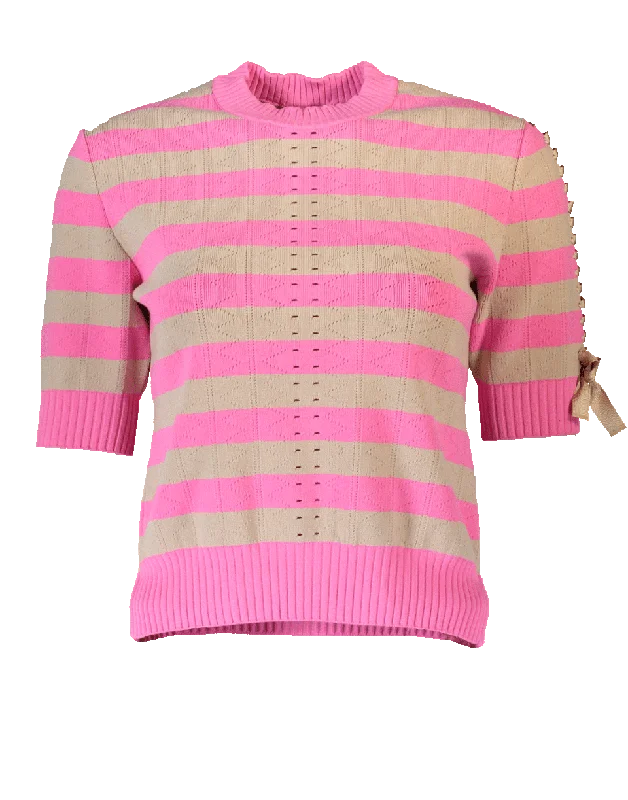 Rugby Striped Knit Top