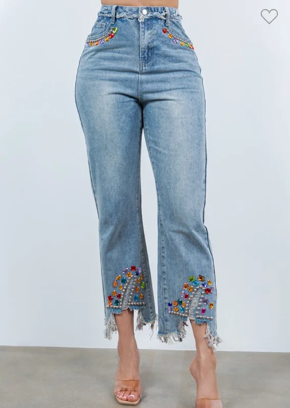 Embellished Demin Jean