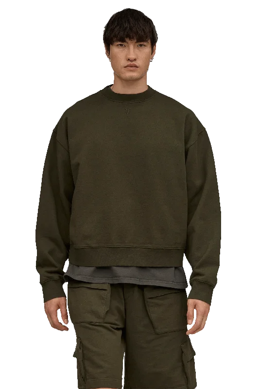 BOXY SWEATER - Khaki