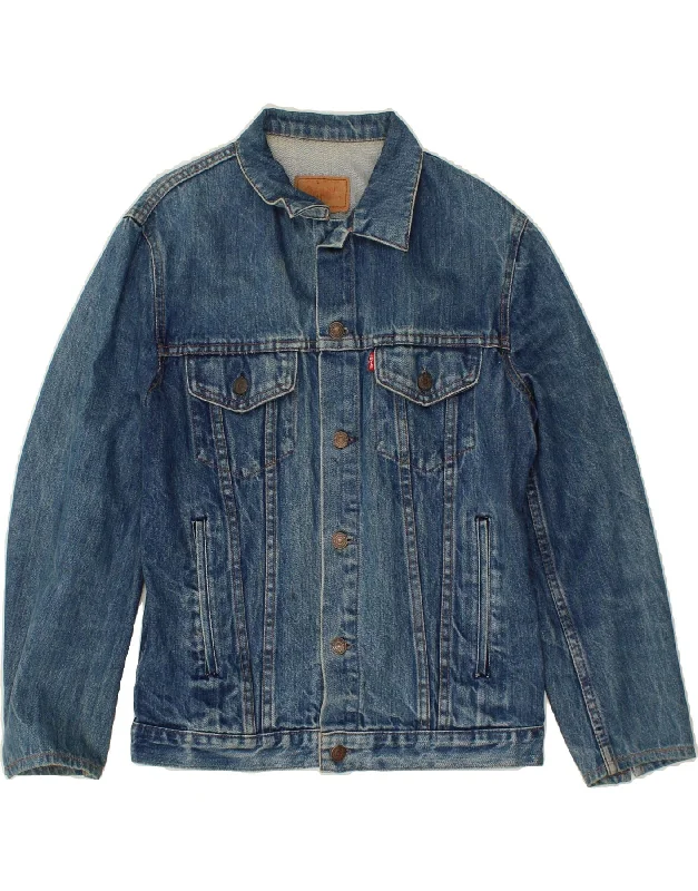 LEVI'S Womens Denim Jacket EU 40 Medium Blue