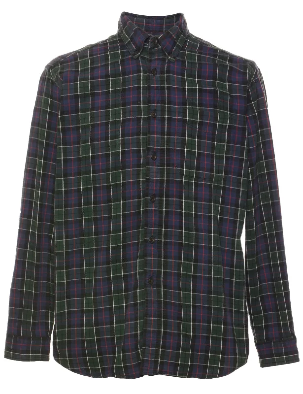 L.L. Bean Checked Shirt - M