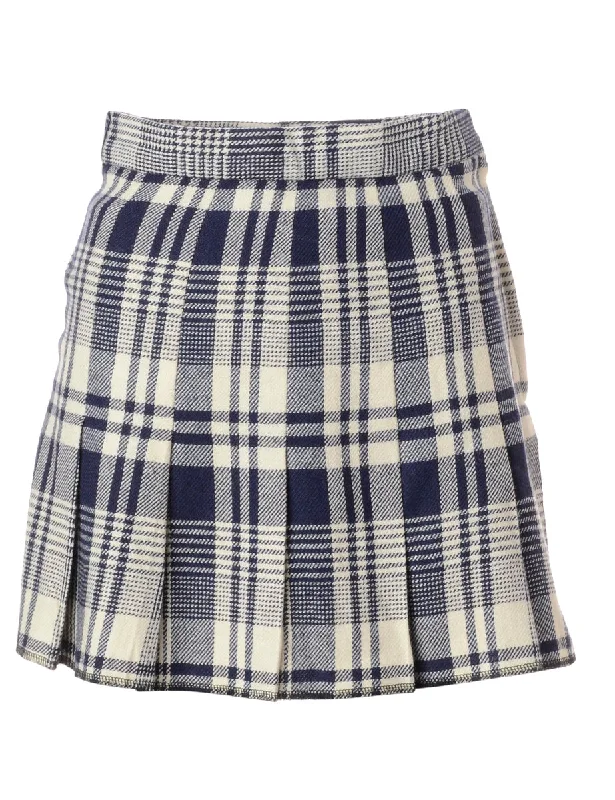 Label Alexa Pleated Mini Skirt