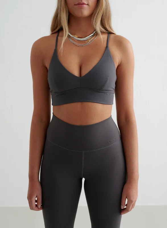 Shadow Grey Sense Strap Bra