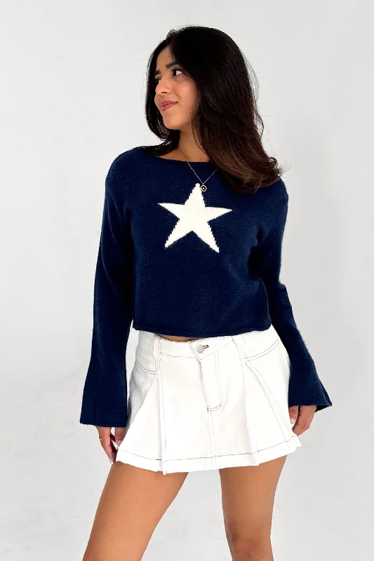 Stargazing Long Sleeve in Navy