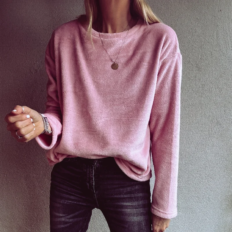 Super fleecy pink sweatshirt *NEW*