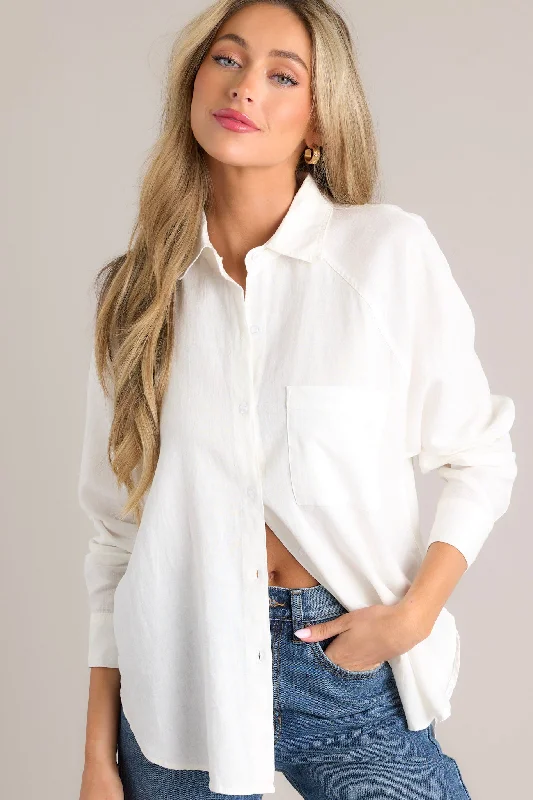 Z-Supply The Perfect White Linen Top