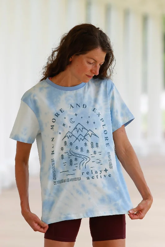 RLY Relaxed Tee ("Run More and Explore")