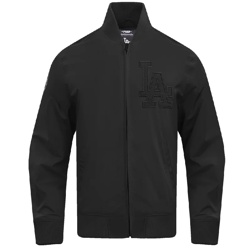 MLB LOS ANGELES DODGERS NEUTRAL TWILL JACKET (BLACK)