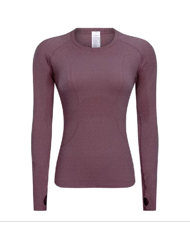 Fearless Club Inspire Long Sleeve Top - Plum