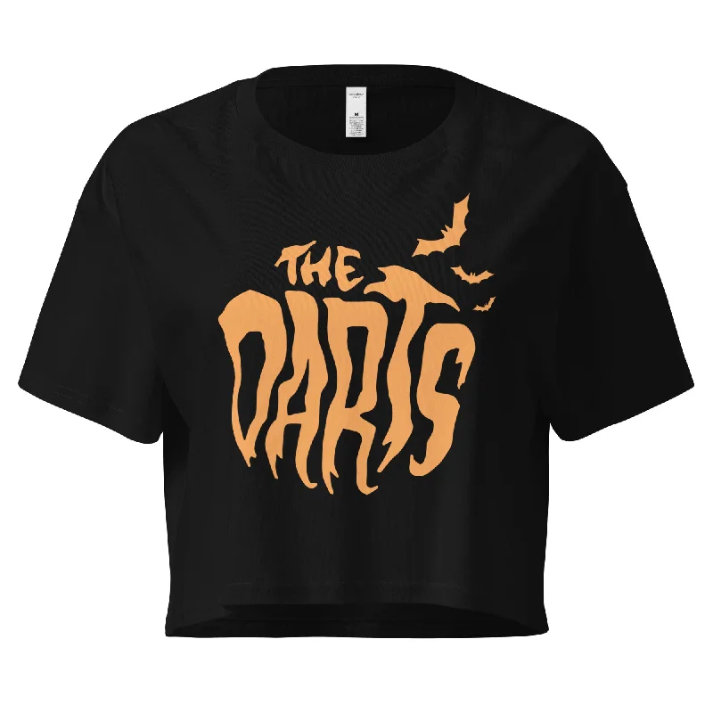 THE DARTS "Orange Bat" Crop Top