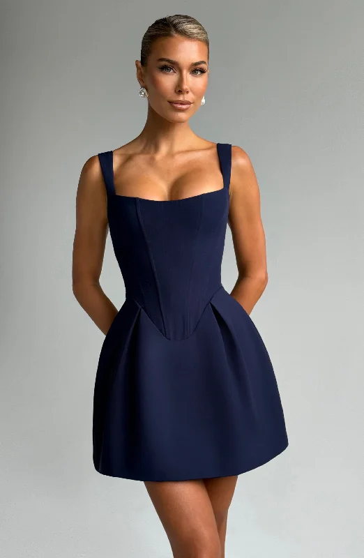 Janiyah Mini Dress - Navy