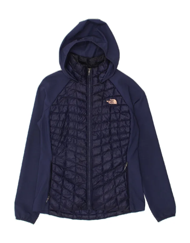 THE NORTH FACE Womens Windbreaker Jacket UK 16 Large Navy Blue Colourblock