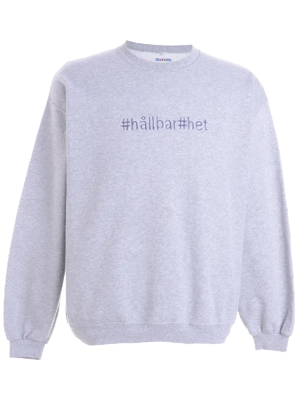 Label #hallbar#het Sweatshirt