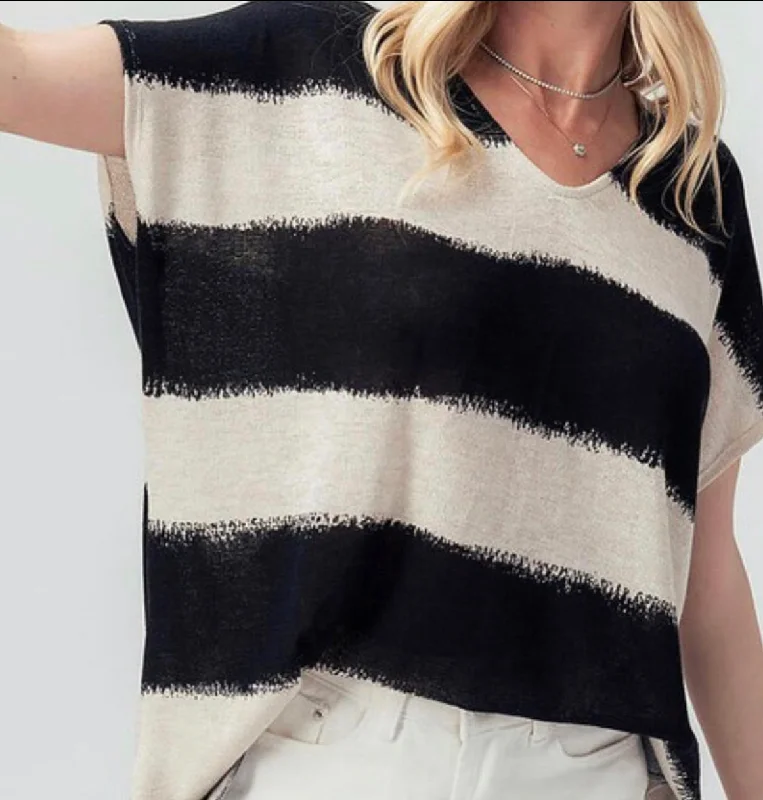 Oversized Colorblock Tunic