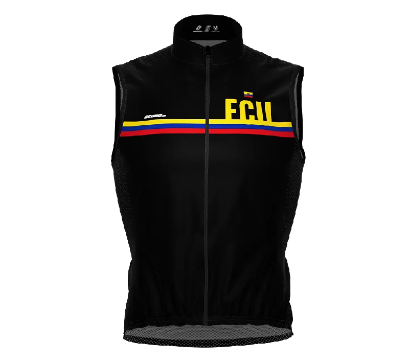 Wind Breaker Cycling Running Sports Vest Ecuador Country Code for Men And Women