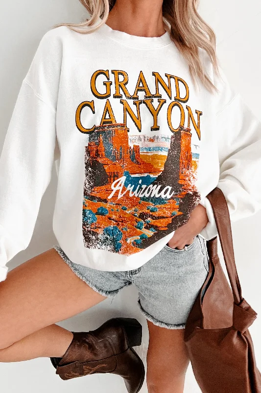 "Grand Canyon" Graphic Sweatshirt (Cream)